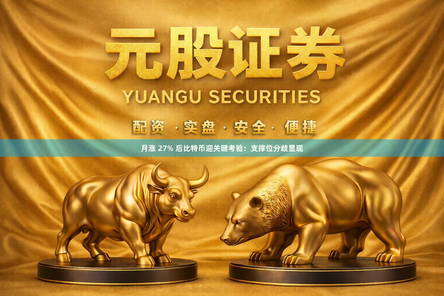 月涨 27% 后比特币迎关键考验：支撑位分歧显现